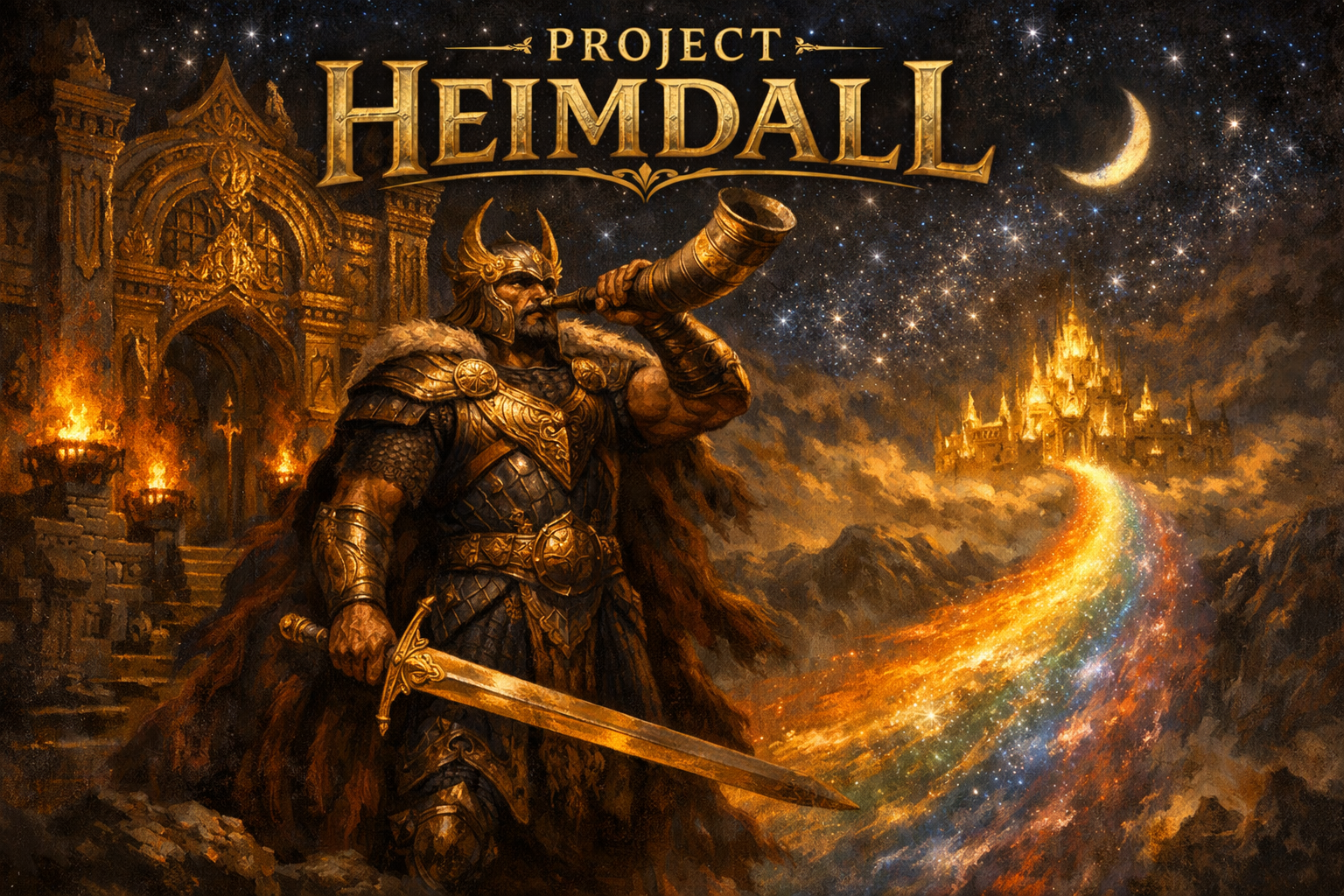 Heimdall project artwork: the watchman of the forge